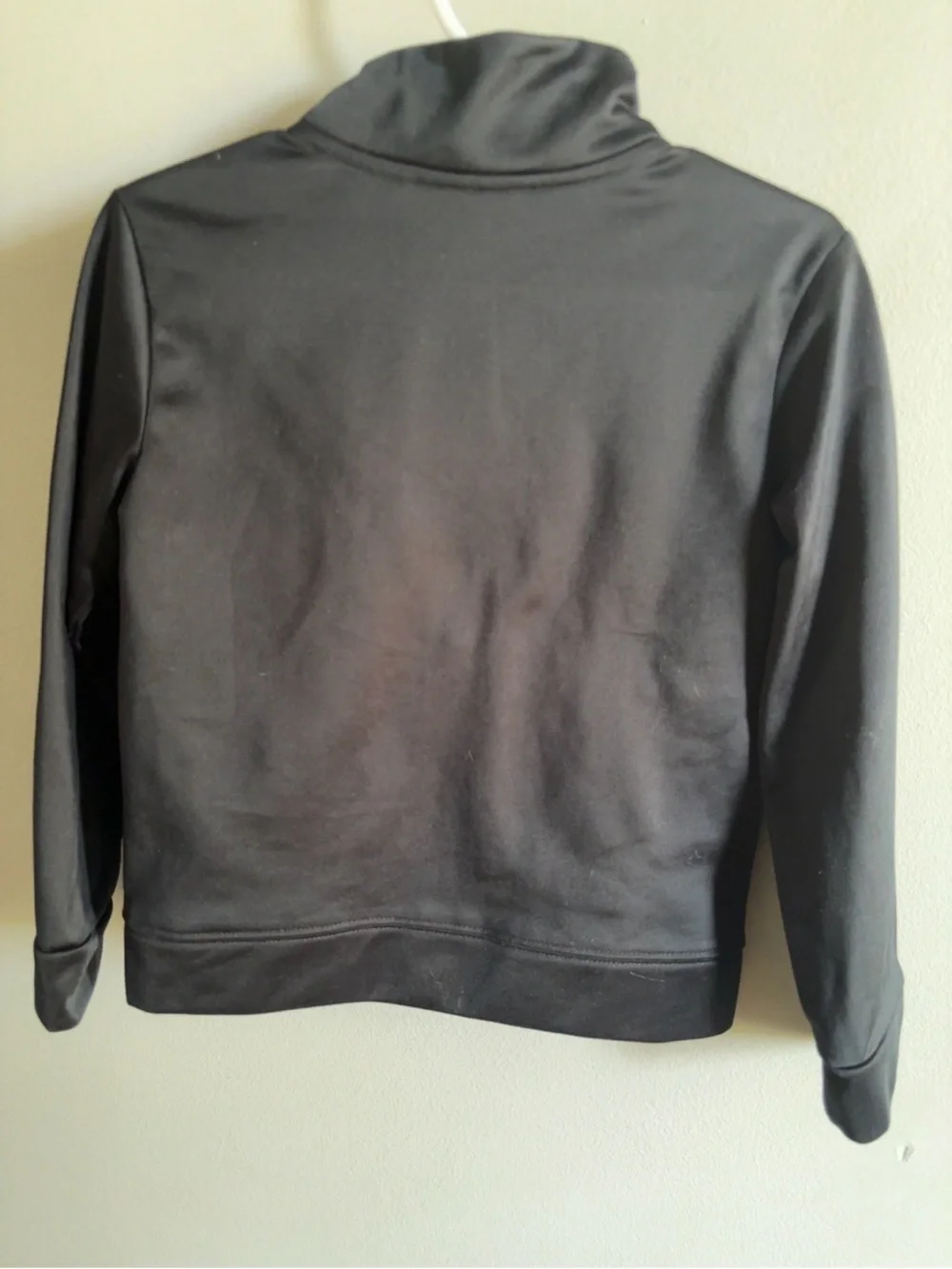 Nike Toddler Full Zip Track Jacket Black White Logo Size 3T